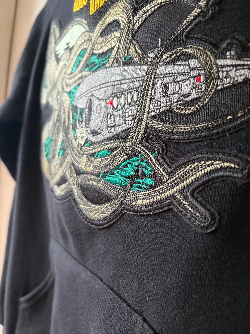 NYC Artist PJ O’Rourke '20,000 Leagues Under NYC' Graphic Hoodie M